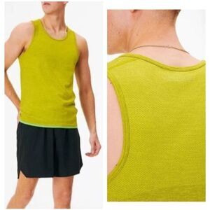 Outdoor Voices Mens Seamless Tank Green Apple Medium